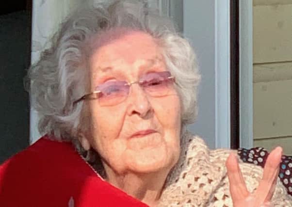 Worthing's Sarah Watt (known as Auntie Betty) celebrating her 101st birthday