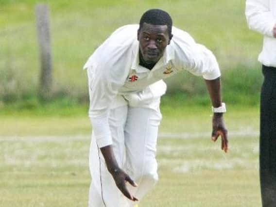 Steyning seamer Cleon Reece took three wickets in the win over Findon. Picture by Derek Martin