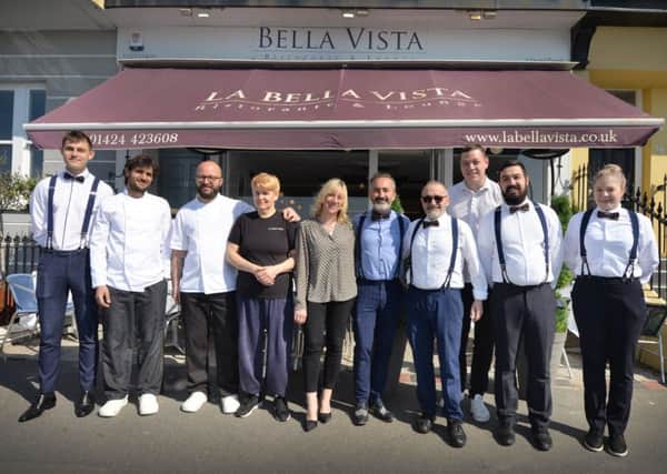 La Bella Vista team, St Leonards. SUS-190516-101256001
