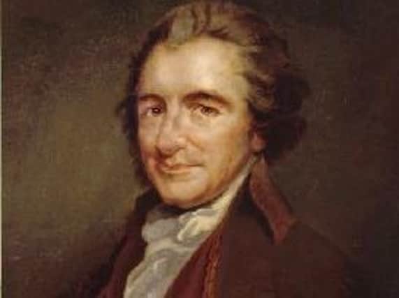 The subject of a forthcoming talk: Thomas Paine