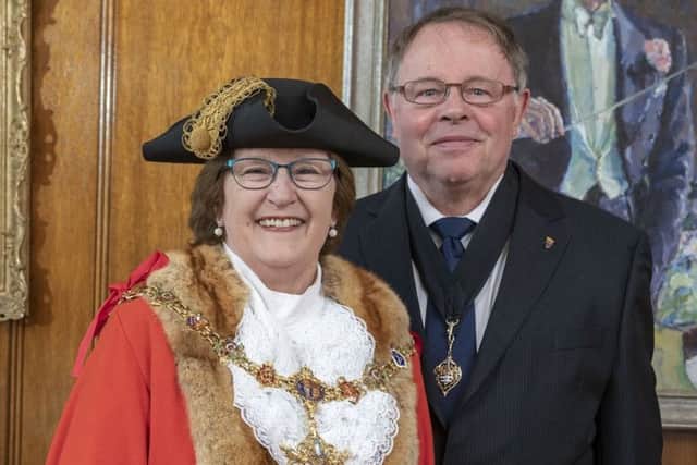 New mayor of Worthing Hazel Thorpe and her husband Robin