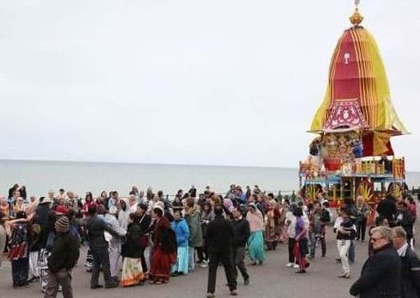 A chariot festival in Brighton. Picture contributed