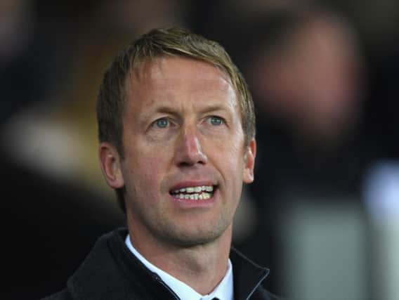 New Brighton & Hove Albion boss Graham Potter. Picture courtesy of Getty Images