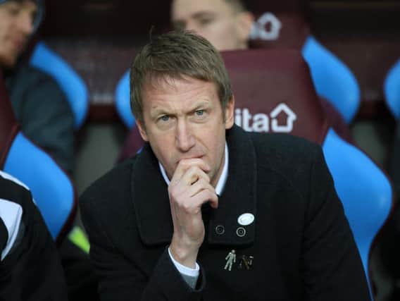 New Brighton and Hove Albion boss Graham Potter. Picture courtesy by Getty Images.
