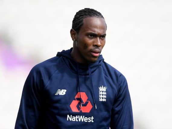 Sussex and England star Jofra Archer. Picture courtesy of Getty Images.