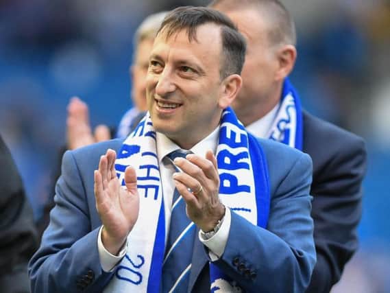 Brighton and Hove Albion chairman Tony Bloom. Picture by Phil Westlake (PW Sporting Photography).