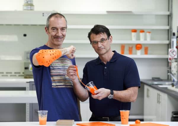 Richard Palmer from Storrington (left) and Philip Green are nominated for the European Inventor Award 2019 in the category SMEs. Copyright: EPO