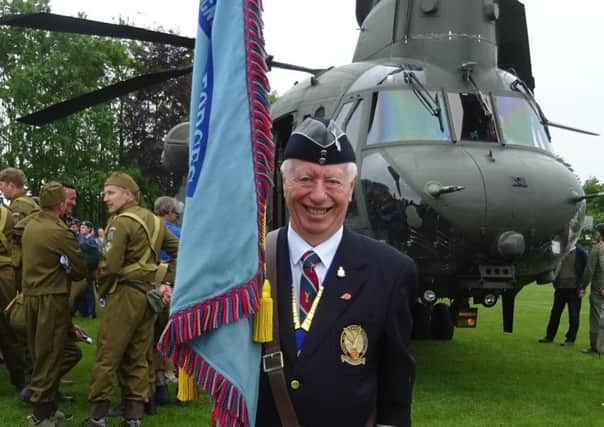 Cliff Mewett, chairman of the RAF Association in Bognor Regis
