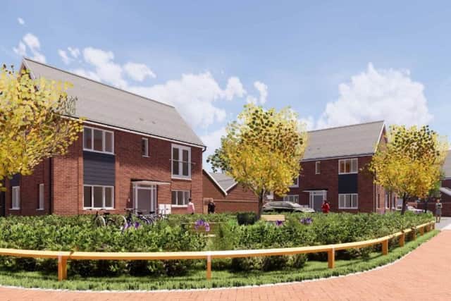 Plans for 303 homes west of Copthorne