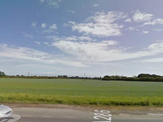 A view of the field opposite Birdham Nisa where the item is believed to have landed. Picture via Google Streeview