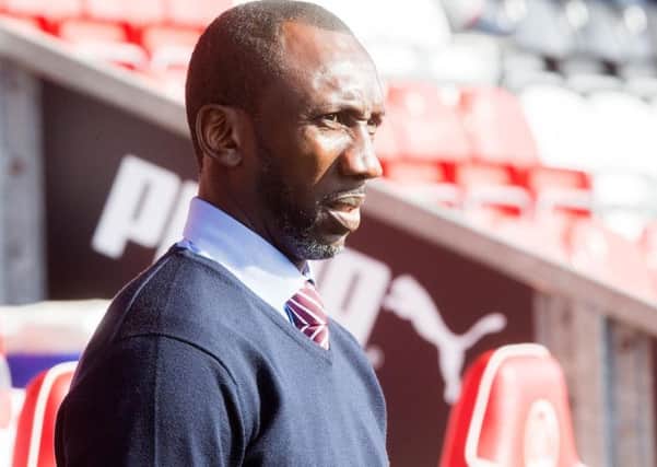 Jimmy Floyd Hasselbaink pictured while in charge of Northampton Town last year. Picture by Kirsty Edmonds