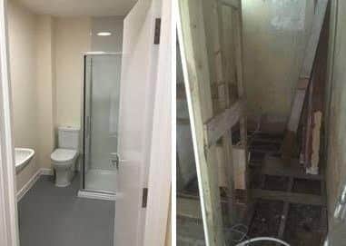 Before and after: a derelict Bognor home has been renovated