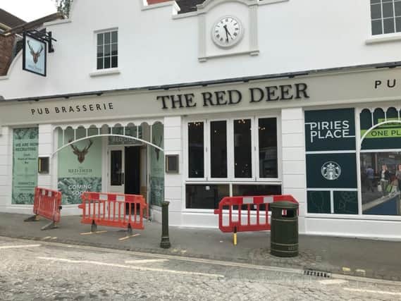 Work is progressing on the new Red Deer pub in Horsham SUS-190522-145246001