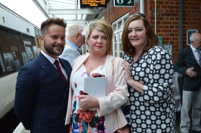 A bespoke British Belmond Pullman train trip was held in aid of St Catherine's Hospice SUS-190522-155218001
