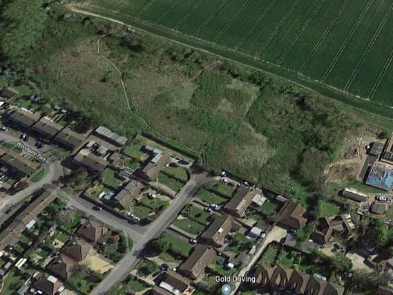 A satellite image of where the homes would have been. Picture via Google Maps
