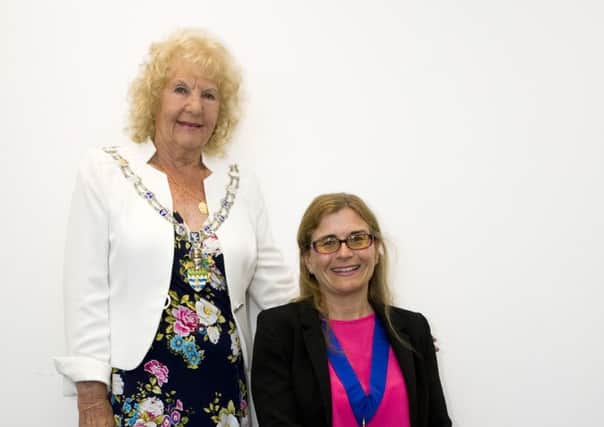 Jeanette Warr, new Arun District Council, and Amanda Worne, new vice chairman of the council