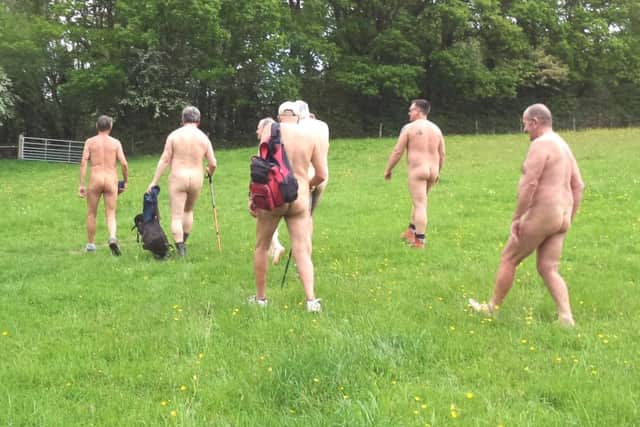 Naturists hiking in the Sussex countryside
Photo by Alan Peill SUS-190523-155635001