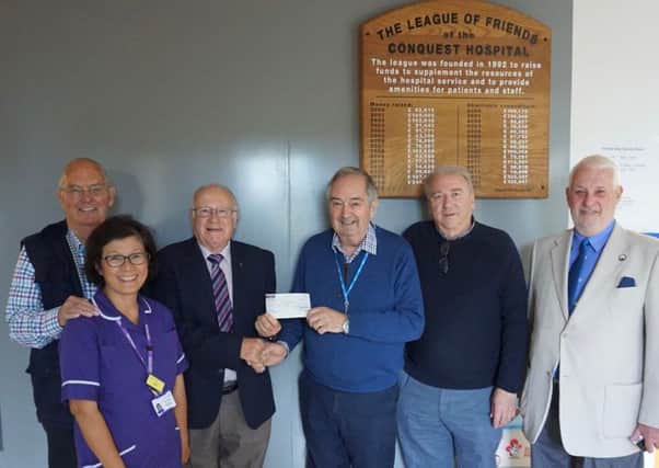 Masons donate to Friends of Conquest SUS-190527-094538001