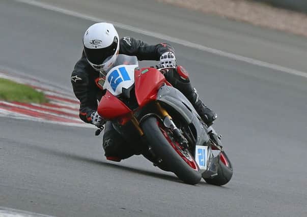 Motorcycle ace Nick Whitcher. Picture courtesy Hilary
