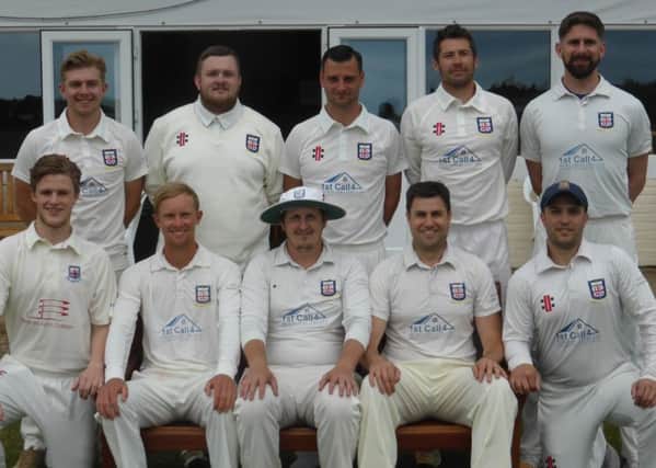 The Bexhill team which won by 10 wickets at home to Rye