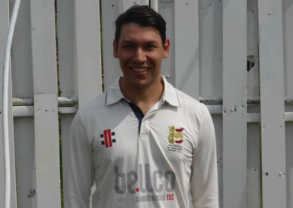 Ricardo de Nobrega starred with the bat for Hastings Priory against Little Common Ramblers and Eastbourne