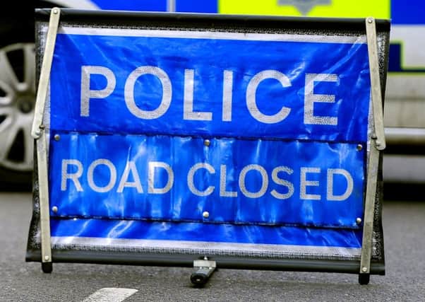 The A27 was closed overnight