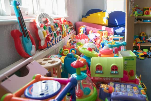 There are more than 1,000 toys for the little ones to choose from