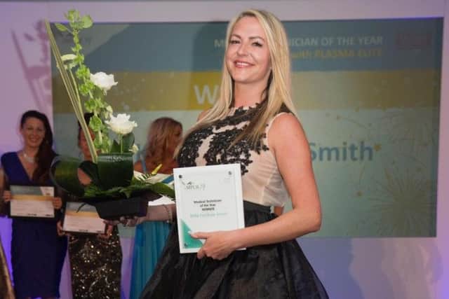 Kelly Forshaw Smith from Worthing was crowned the countrys best medical technician for an unprecedented second year in a row at the national Micropigmentation UK Awards.