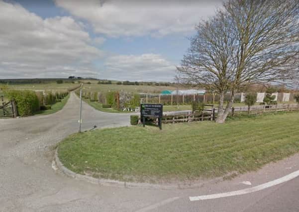 Entrance to Quercus Nursery, off Littlehampton Road, Ferring (photo from Google Maps Street View).