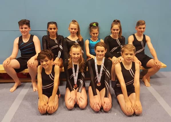The Hollington Gymnastics Club competitors at the English Championships