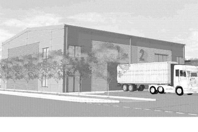 Warehouses planned at the Salt Box site