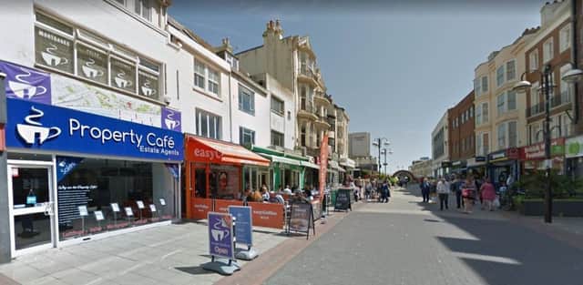 EasyCoffee, in Hastings town centre. Photo courtesy of Google Maps Street View SUS-190529-133017001