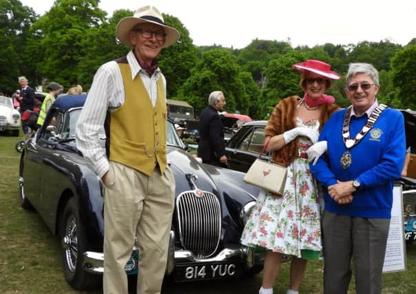 Best dressed winners at the Haslemere Classic Car Show