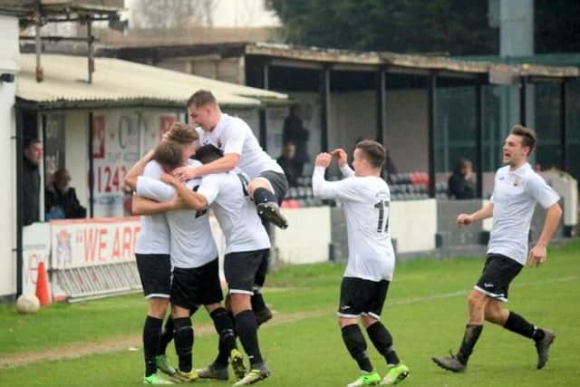 Pagham on the goal trail last season / Picture by Roger Smith