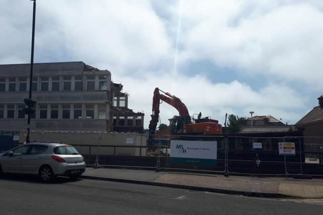 Demolition of Teville Gate House