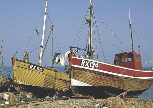 Hastings fishing boats