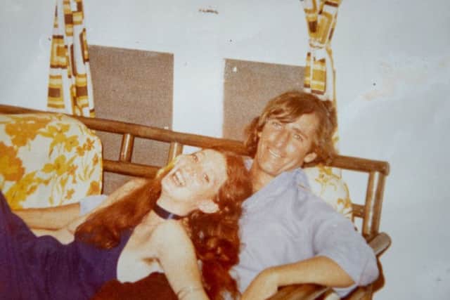 Ron Stevenson and his wife Gill taken in 1974.