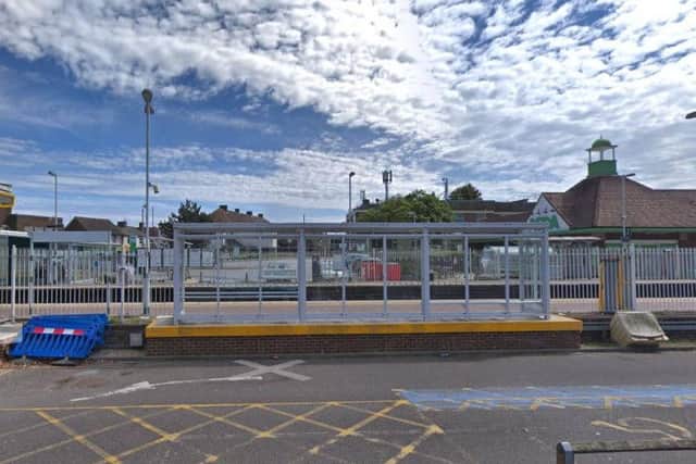 The assault happened near Lancing railway station. Picture: Google Maps