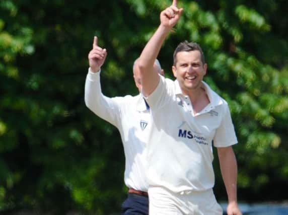 Benn Challen took 3-20 for Broadwater in their five-wicket home win over Littlehampton, Clapham & Patching in Division 3 West on Saturday. Picture by Stephen Goodger
