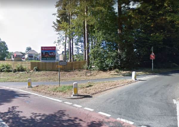 The current junction (photo from Google Maps street view)