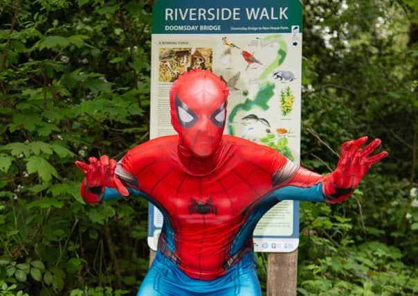 Spider-Man is set to start Horsham's 6th Riverside Walk which will take place in July. Picture:  John Lee SUS-190306-161252001