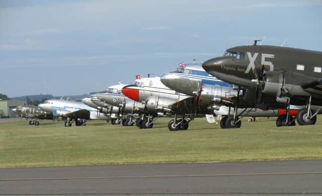 The aircraft preparing for the historic flight at Duxford Imperial War Museum (Photo by Ian Cosham)