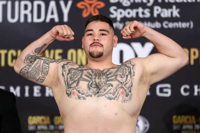 Andy Ruiz Jr. Photo by Yong Teck Lim/Getty Images) SUS-190406-112027001