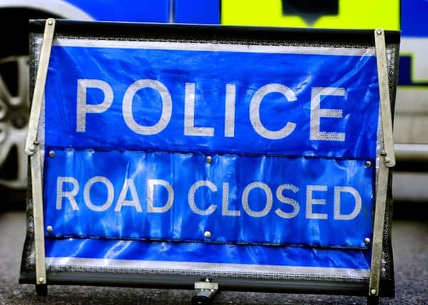 Combe Valley Way was closed on Thursday