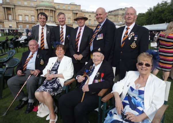Members of the mid Sussex branch of the royal Sussex regiment association were  invited to the Not Forgotten Association annual garden party which was held at Buckingham palace.