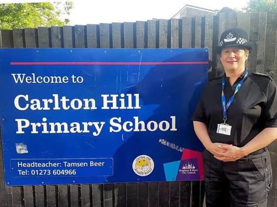 Police visited Carlton Hill Primary School