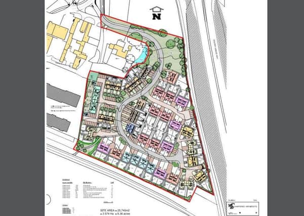 Layout plan for 78 new homes in Pagham