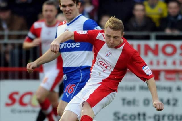 Nicky Adams in action for Crawley Town.
Picture by Jon Rigby