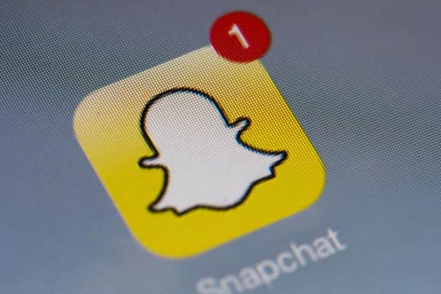 Snapchat is hugely popular among children and young people. Picture: LIONEL BONAVENTURE/AFP/Getty Images