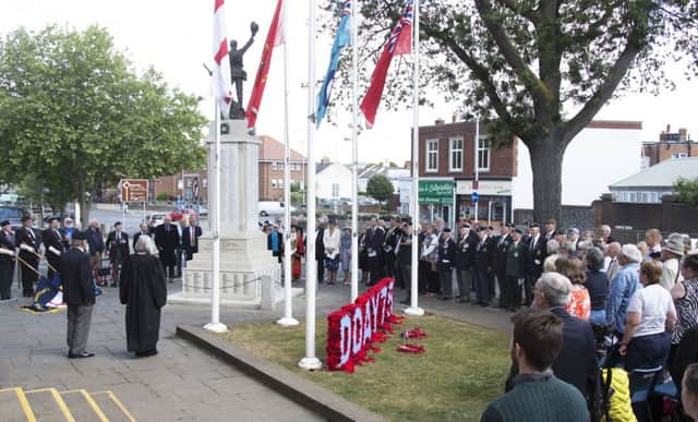Dozens attended a D-Day service at Worthing War Memorial SUS-190606-124634001